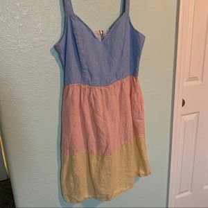 Cynthia Rowley 100% Linen Dress with pockets, M